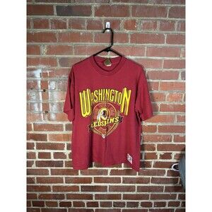 Vintage 90s Washington Redskins Nutmeg Shirt Sports USA Made Red NFL Adult Large